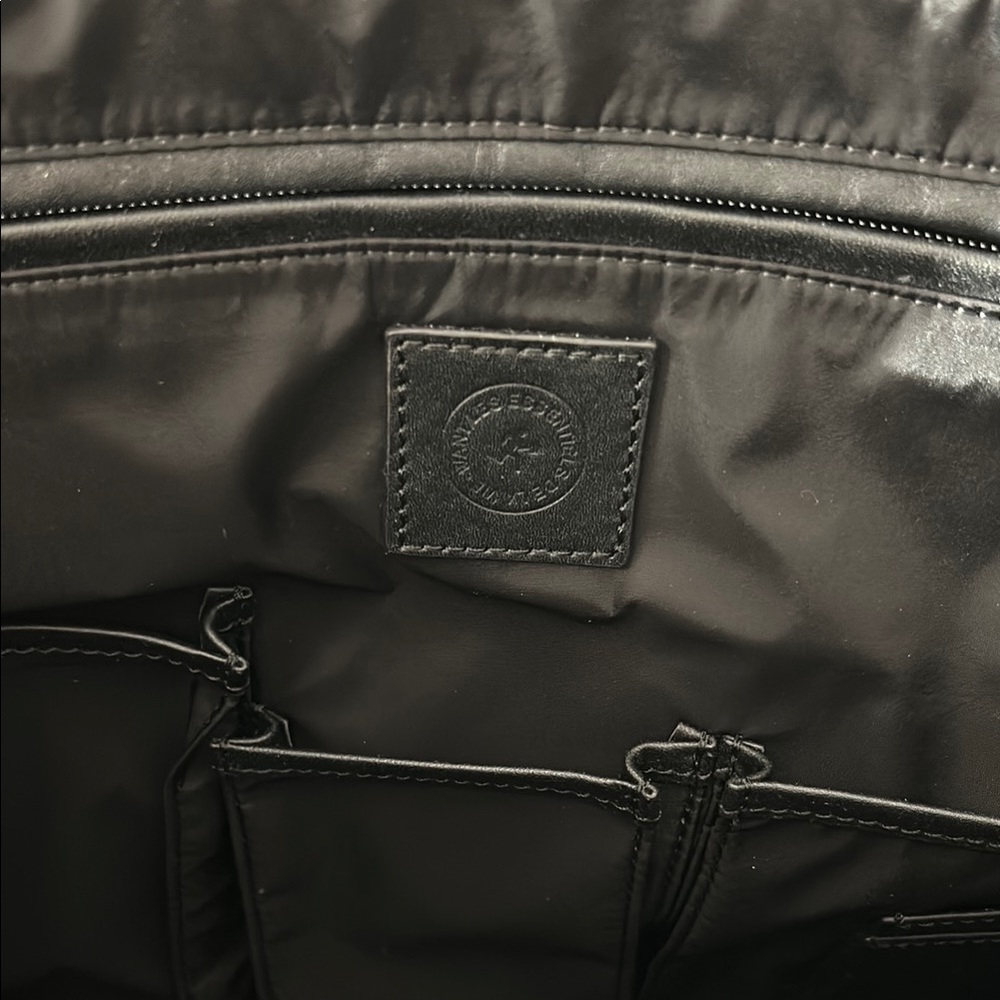 WANT Les Essentiels 'Haneda' Black Leather-Trimmed Nylon Briefcase - Picture 12 of 12